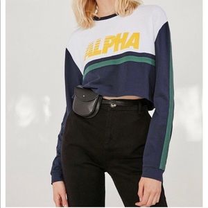 Alpha Long Sleeve Crop Top